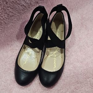 Jessica Simpson Black Dress Shoes for Kids